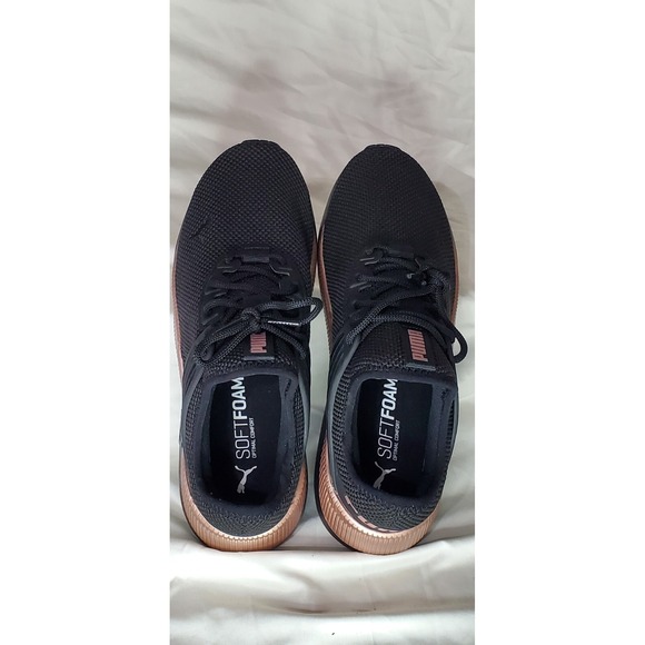 PUMA Women`s PACER FUTURE LUX (Med) Black/Rose Running Shoes Size 11 (1) 8.5 (2) - Picture 11 of 14